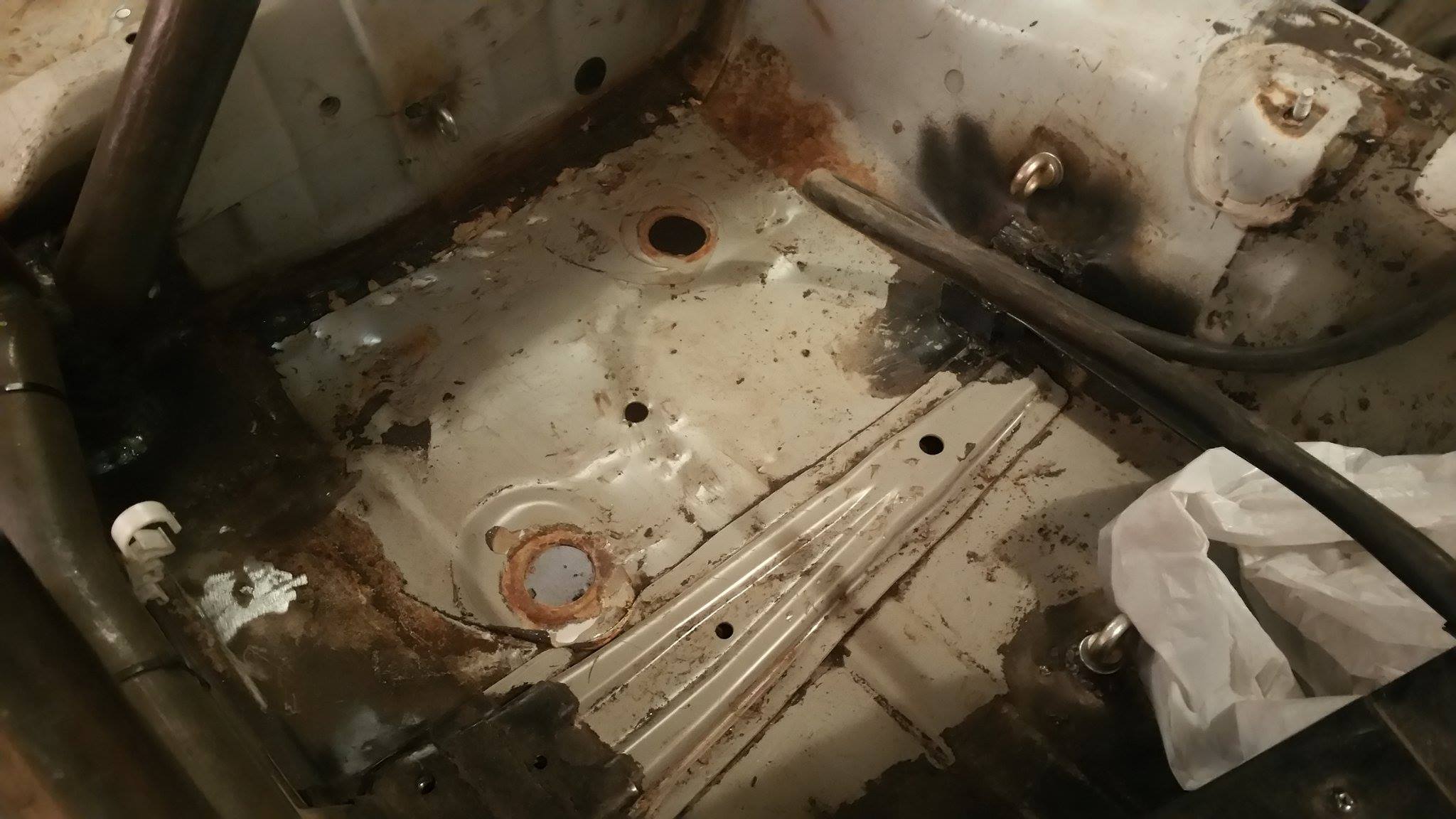 Subaru Floor Holes
