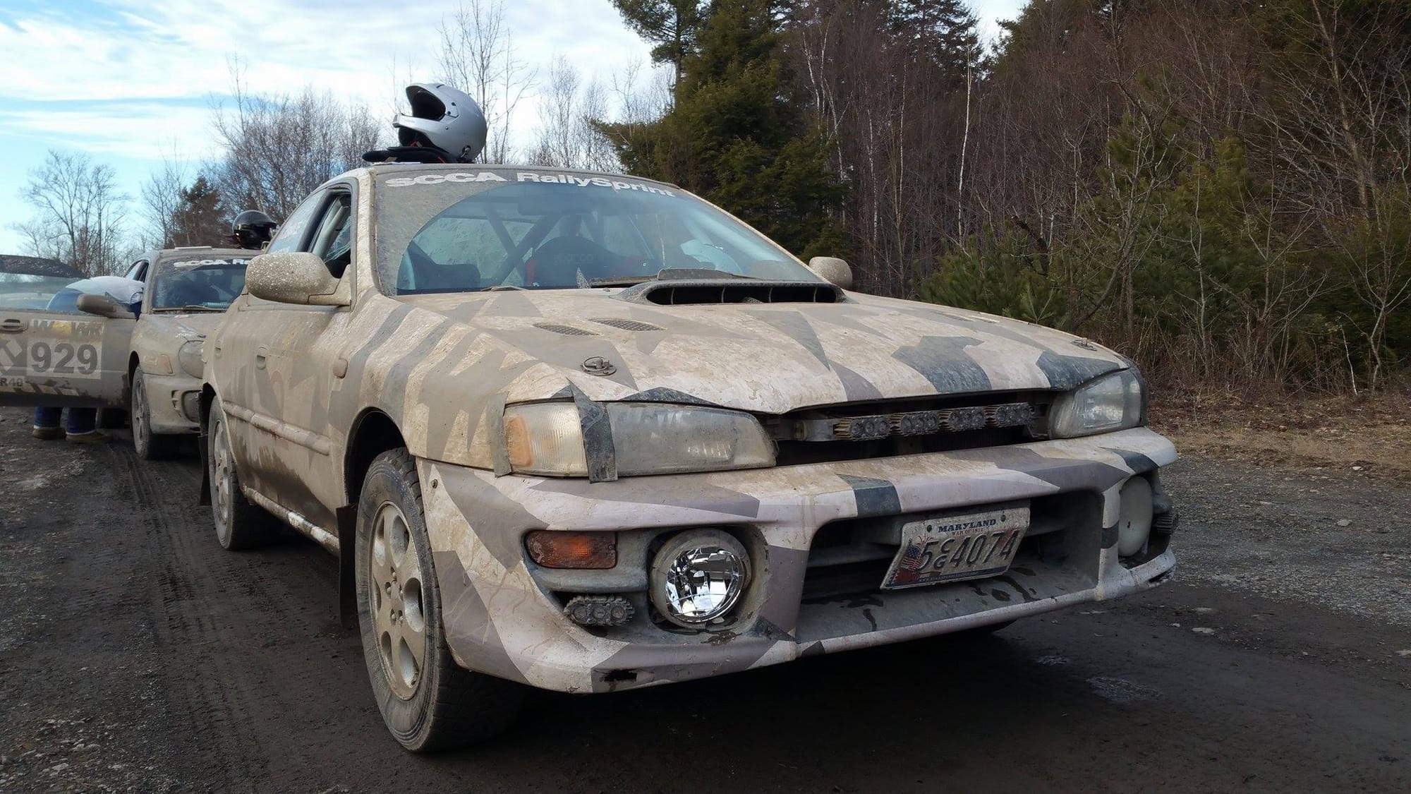 Broken Subaru Fog Light