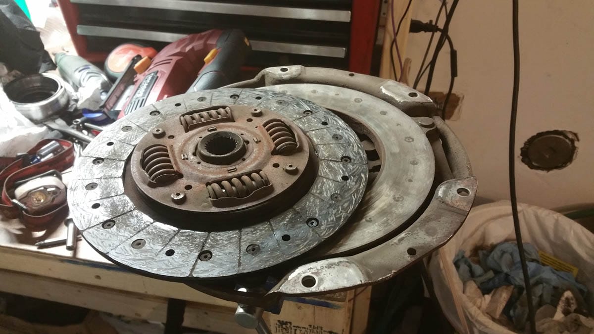 Worn Subaru Clutch