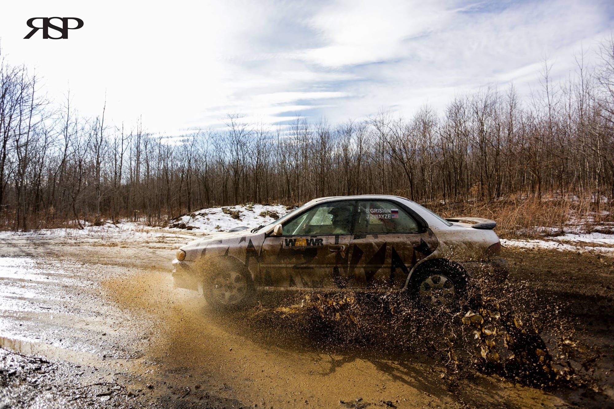 Sideways Subaru